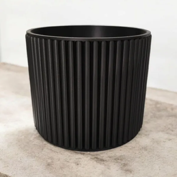 Ribbed Bathroom Organiser Cup