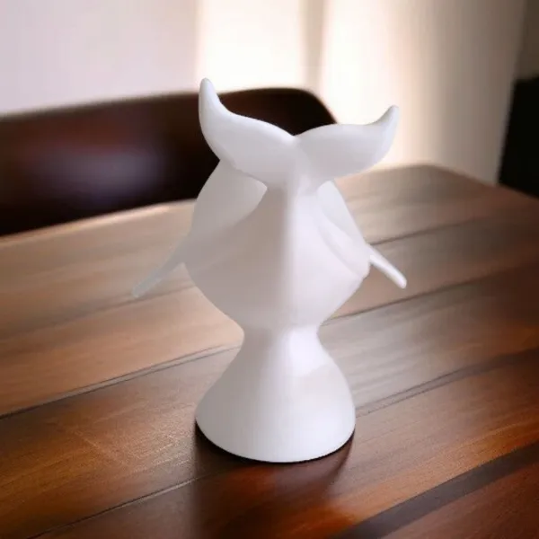 Whale Sculpture on Stand