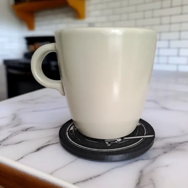 Old Record Coaster