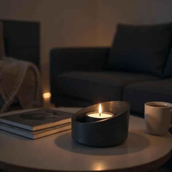 Beveled Tealight Candle Holder
