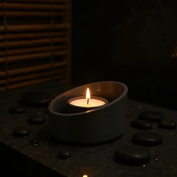 Beveled Tealight Candle Holder