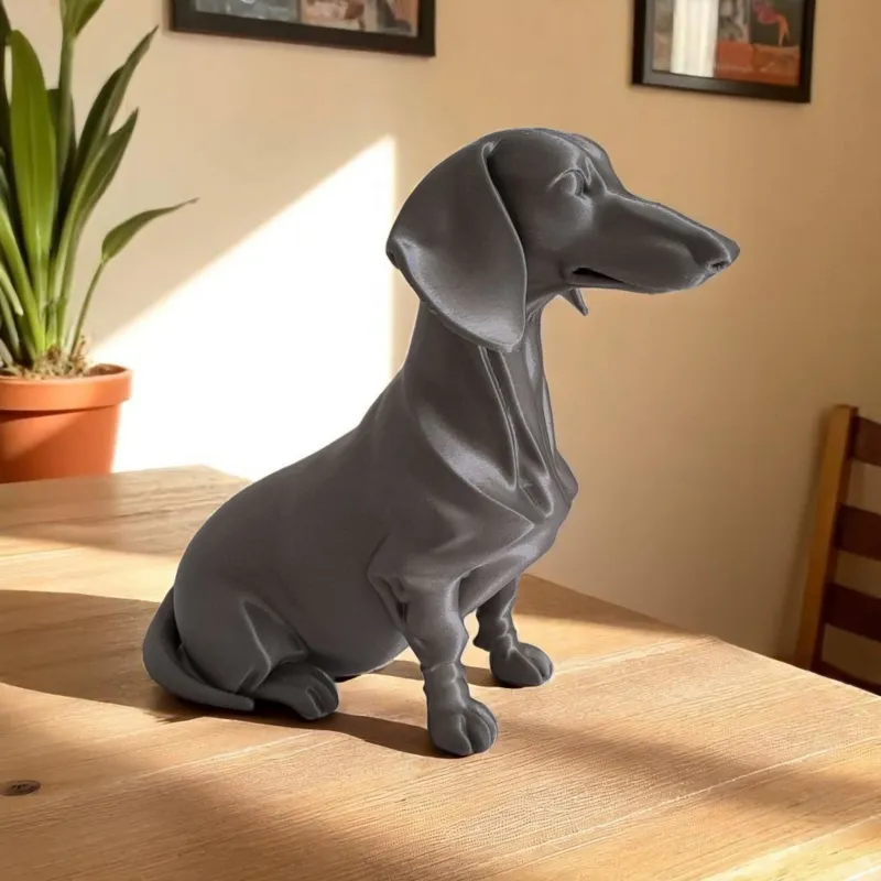 Sculpture #24 - Minimalist Dachshund Figure