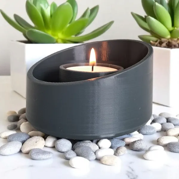 Beveled Tealight Candle Holder