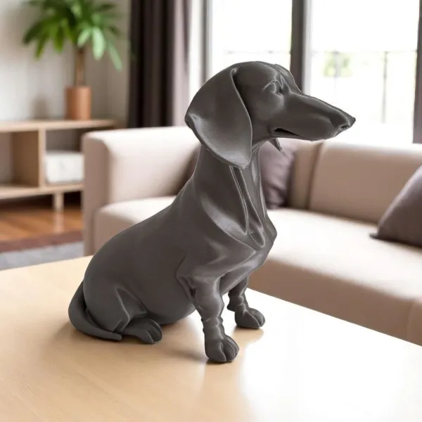 Sculpture #24 - Minimalist Dachshund Figure