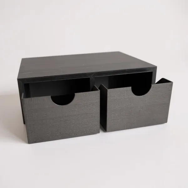 Monitor Riser with Two Drawers