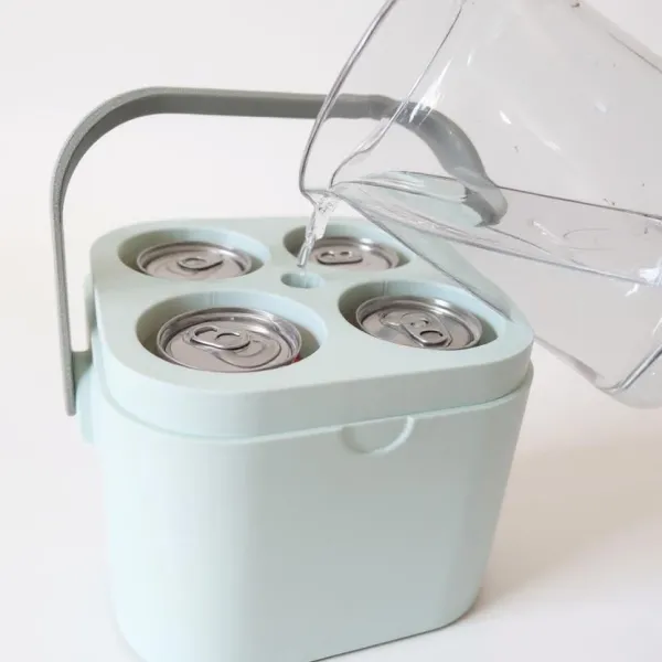 Freezable Can Carrier – 4-Drink Cooler Box