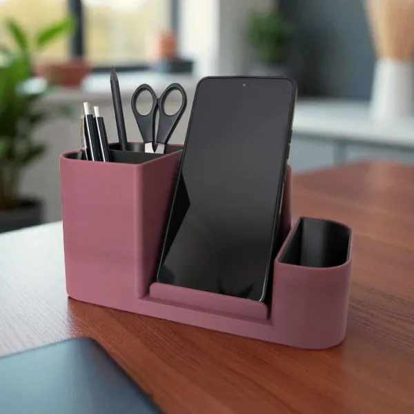 Desk Organizer with Phone Holder