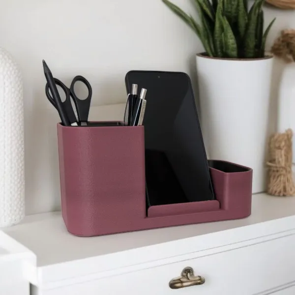 Desk Organizer with Phone Holder