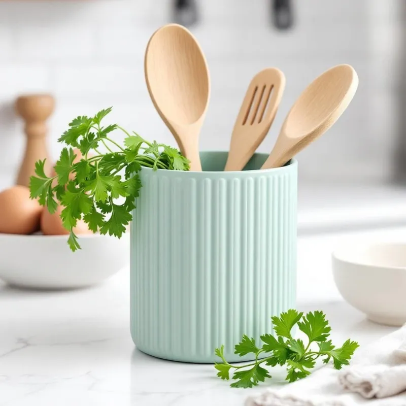 RibWeave Ribbed Utensil Holder