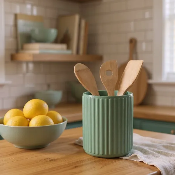 RibWeave Ribbed Utensil Holder