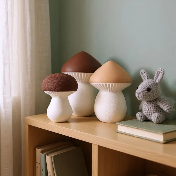 Mushroom Trio Decoration Set