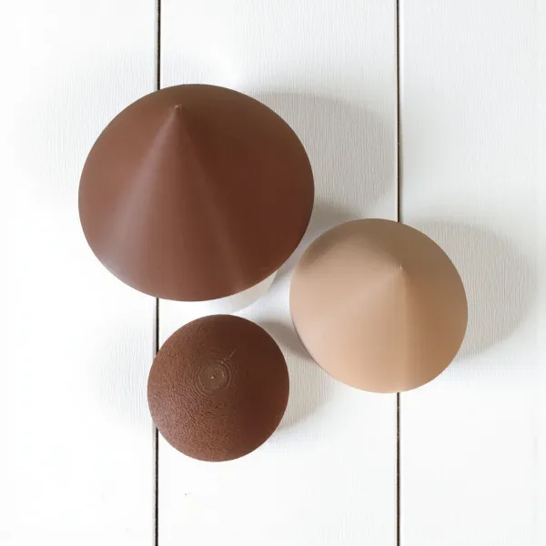 Mushroom Trio Decoration Set