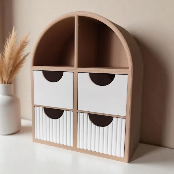 Small jewellery shelf with drawers