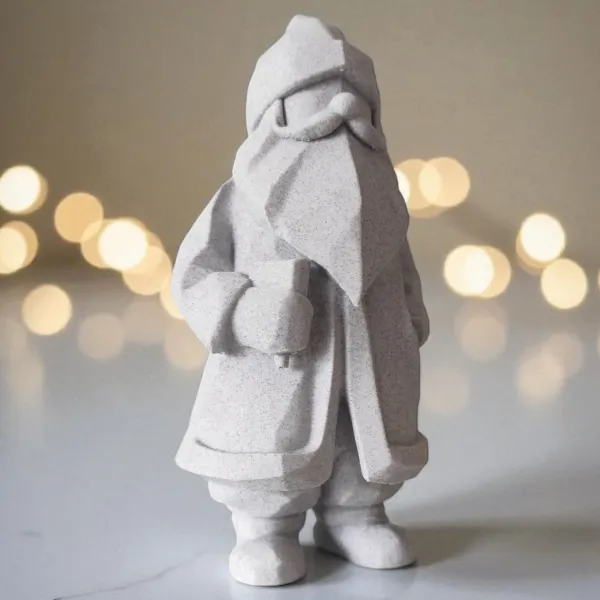 Low-Poly Santa Figure
