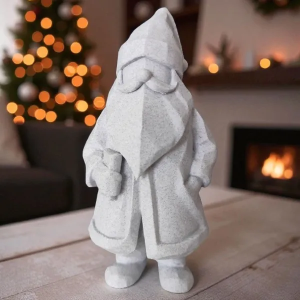 Low-Poly Santa Figure