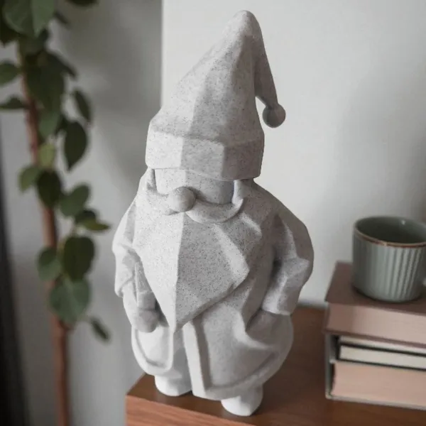 Low-Poly Santa Figure