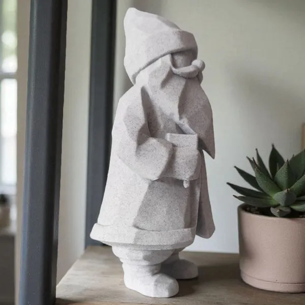 Low-Poly Santa Figure