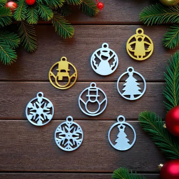 Minimalist Christmas Tree Ornament