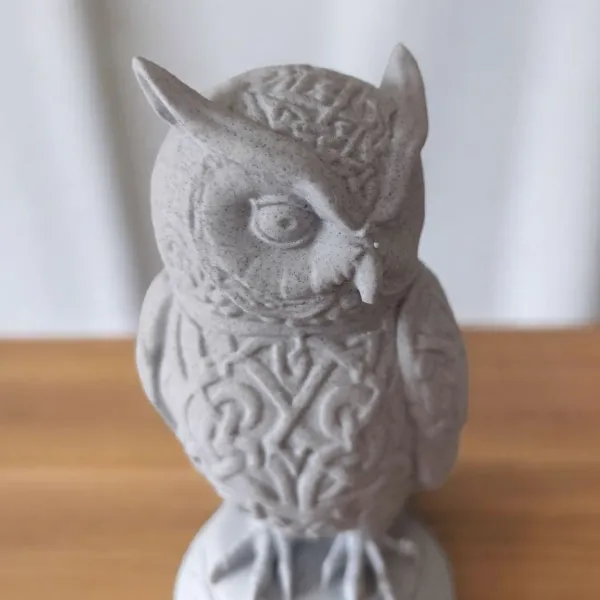 Celtic Ornament Owl Sculpture