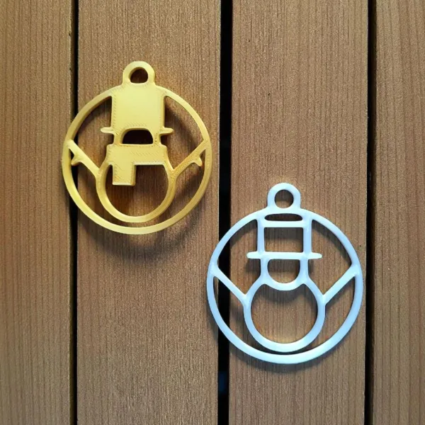 Minimalist Christmas Tree Ornament