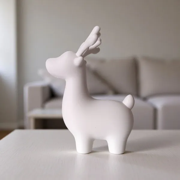 Minimalist Reindeer Decoration