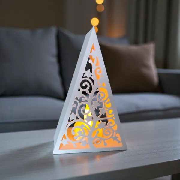 Pyramid Christmas Tree Lantern for LED Tealight