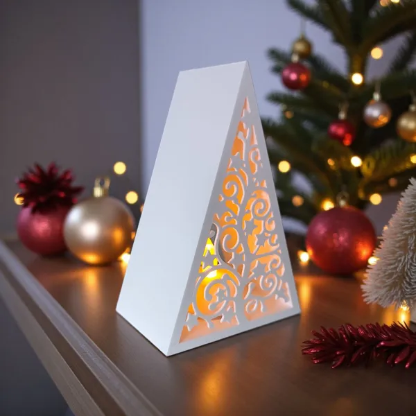 Pyramid Christmas Tree Lantern for LED Tealight