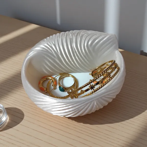 Seashell jewellery bowl