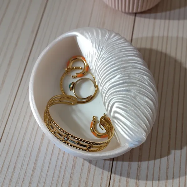 Seashell jewellery bowl