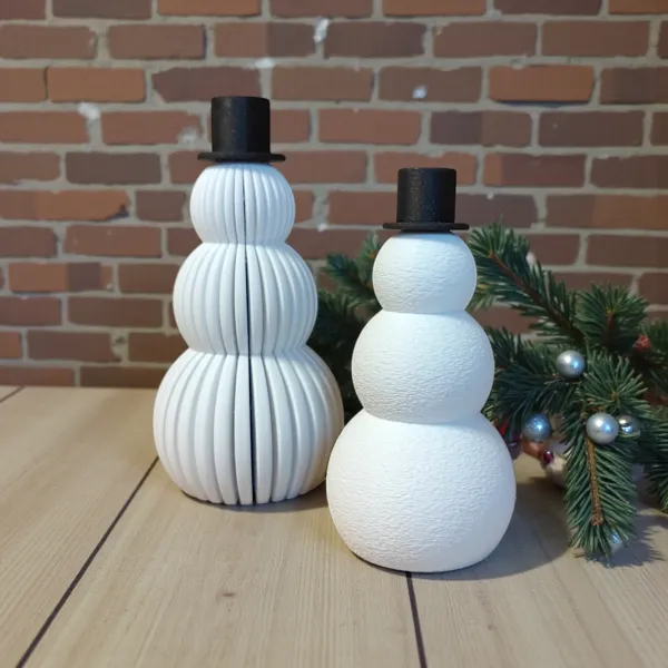 Minimalist Snowman Set