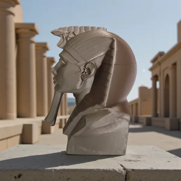 Pharaoh Bust Sculpture